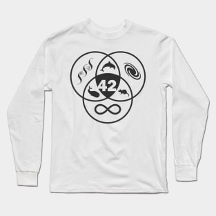 42 The answer to life, univers, and everything Long Sleeve T-Shirt